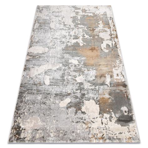 Tapis ACRYLIQUE ELITRA 6206 Abstraction Vintage Gris Orange 160x230