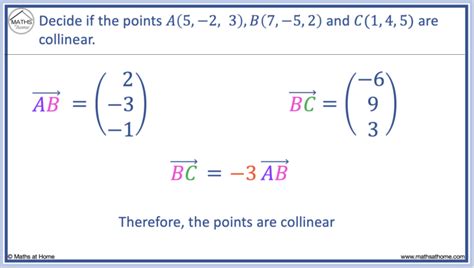 How to Show that Points are Collinear – mathsathome.com