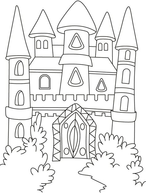 Castle Coloring Pages For Kids - Coloring Home