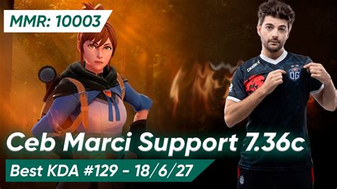 Ceb MARCI 7 36 SOFT SUPPORT 4 Pos Dota 2 Pro Gameplay YouTube