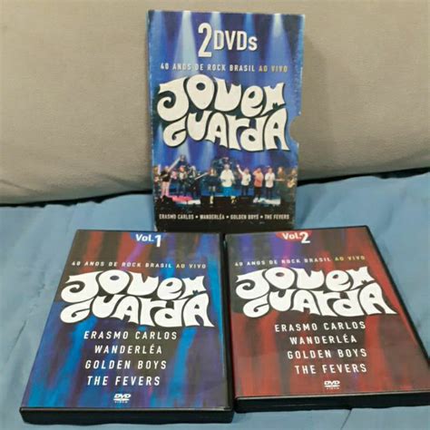 DVD Jovem Guarda 40 Anos De Rock Brasil Ao Vivo Box 2 DVDS Eramo