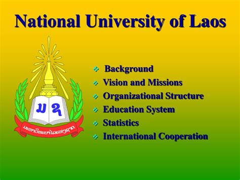 Ppt National University Of Laos Powerpoint Presentation Free