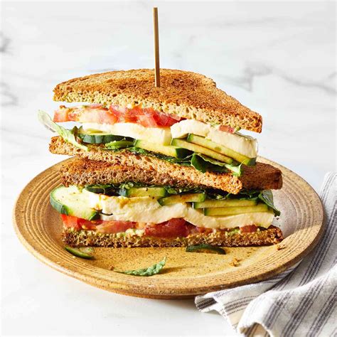 Cucumber Caprese Sandwich