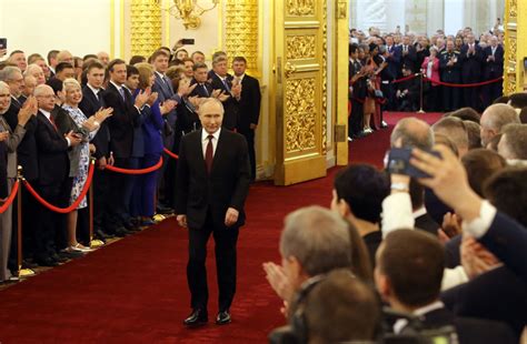 Putin Sworn In For New Six Year Term As Russias President Amid