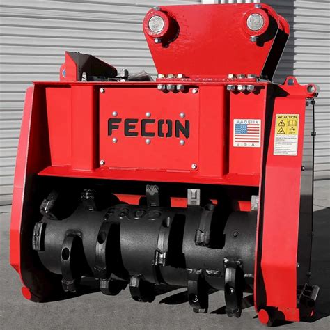 Fecon Bullhog Excavator Mulching Head 8 15 Ton Attachment