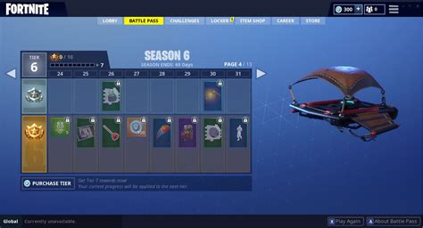 Fortnite Season 6 Battle Pass All Rewards Fortnite Insider