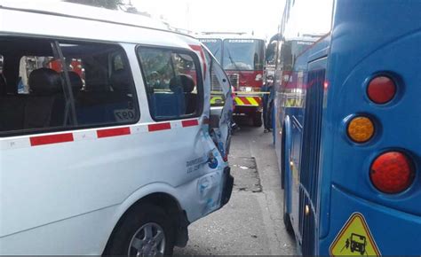 Accidente Entre Bus Y Ruta Escolar Dejó Ocho Menores Heridos