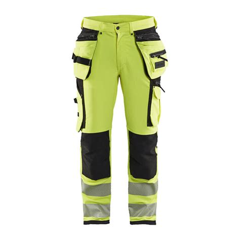 Bl Kl Der Werkbroek Met Weg Stretch High Vis Aworkx