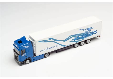 Herpa Scania Cs Lowliner K Hlkoffer Sattelzug Js Logistik