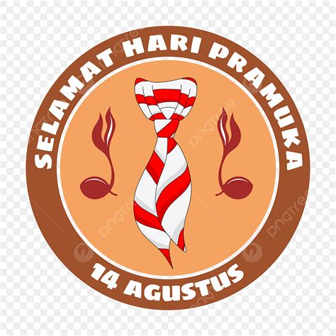 Selamat Hari Pramuka Design Mit Hasduk Und Kokoselement Hari Pramuka