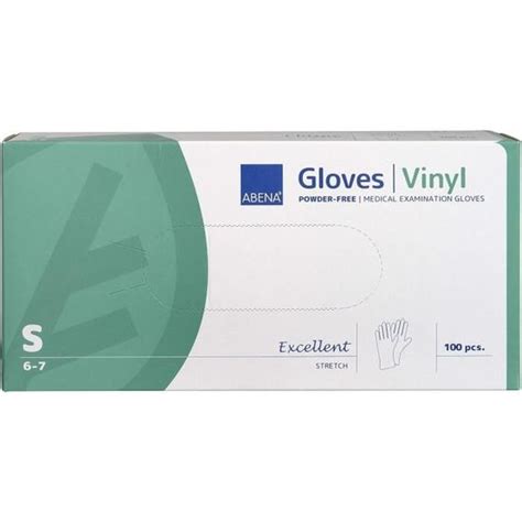 Lot De 100 Gants Jetables En Vinyle Synthétique Non Poudrés Taille S