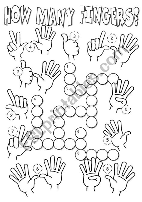 Counting With Fingers Worksheet at Casey Hooks blog