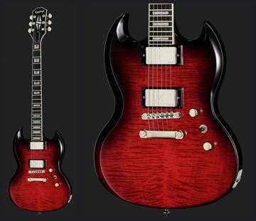 Review of the Epiphone Prophecy SG Red Tiger Electric guitar. Where to ...