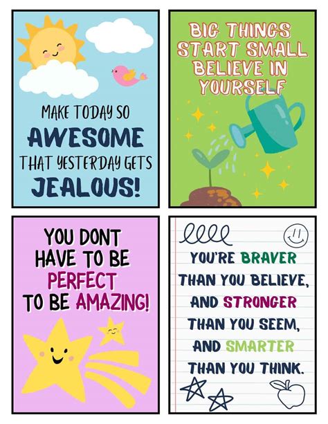 Printable Lunch Notes Boys Over 100 Lunchbox Notes To Make Your Kids