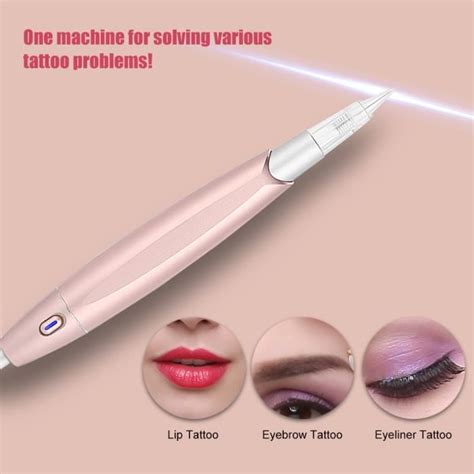 Drfeify Stylo de tatouage électrique Permanent Eyebrow Makeup Pen Kit