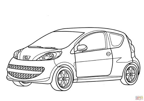 22 dessins de coloriage peugeot à imprimer sur LaGuerche Page 2