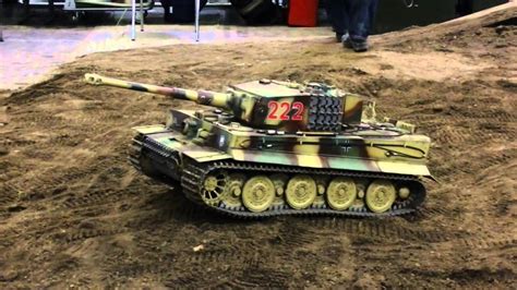 Panzer Tiger Auf Der Intermodellbau Rc Tank Youtube