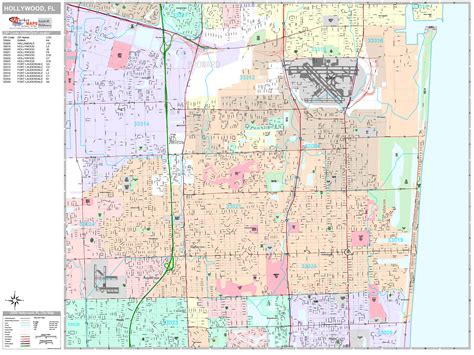 Map Hollywood Florida