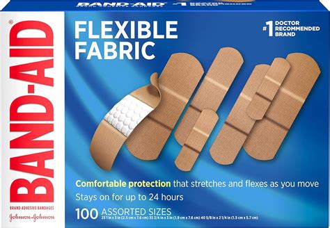 Band Aid Vendas Adhesivas De Tela Flexible Para El Cuidado De Heridas Y