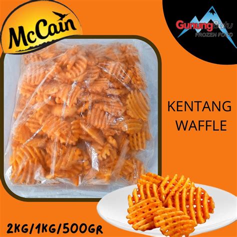 Jual MC CAIN REDSTONE KENTANG WAFFLE VARIANS 2KG 1KG 500GR Shopee