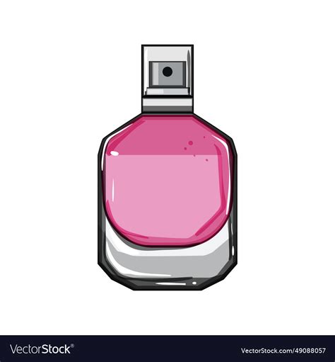 Glamour perfume for women cartoon Royalty Free Vector Image