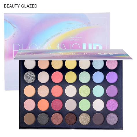 Beauty Glazed New Makeup Colors Blooming Up Eyeshadow Pallete