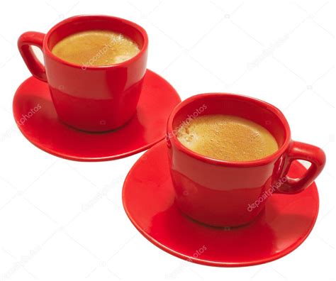 Red Coffee Mugs — Stock Photo © jamdesign #4336884