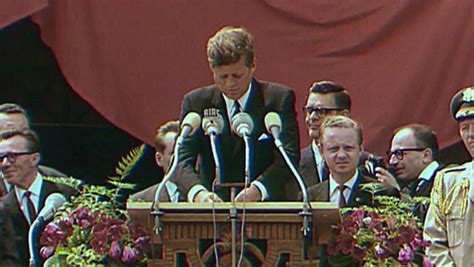 John F. Kennedy visit to West Berlin and his speech Ich bin ein ...