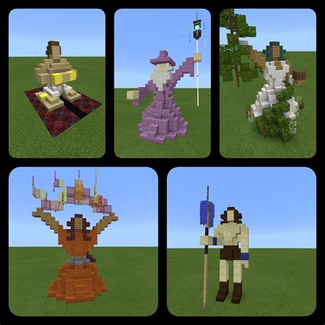 Some statue designs I did because i was bored. Which is your favorite ...