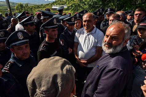 Police Block Entry To Armenian Village Amidst Protests Against Border