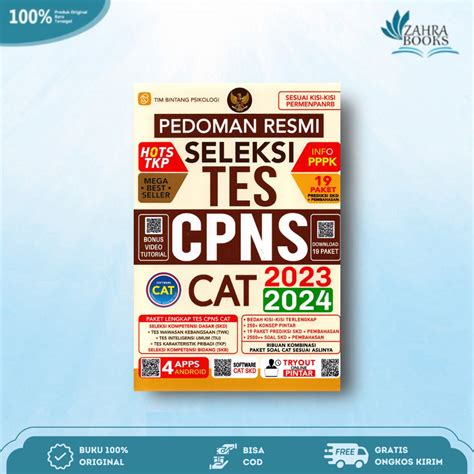 Jual Buku Pedoman Resmi Seleksi Tes Cpns Cat Tim Bintang