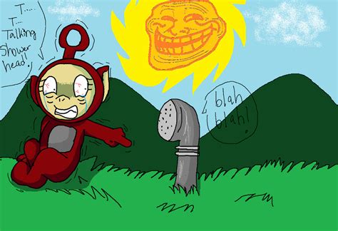 Talking shower head (TeleTubbies parody) by cyngawolf on DeviantArt