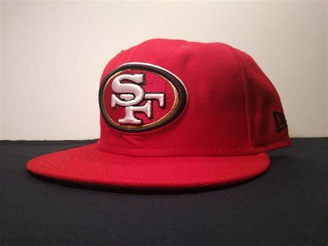 New Era Mens Scarlet San Francisco 49ers Omaha 59fif Gem