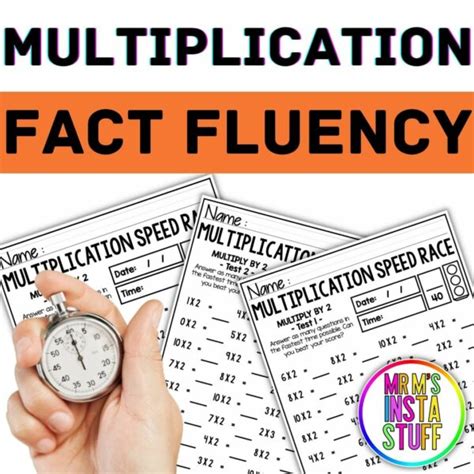 Multiplication Fact Fluency Practice Made By Teachers