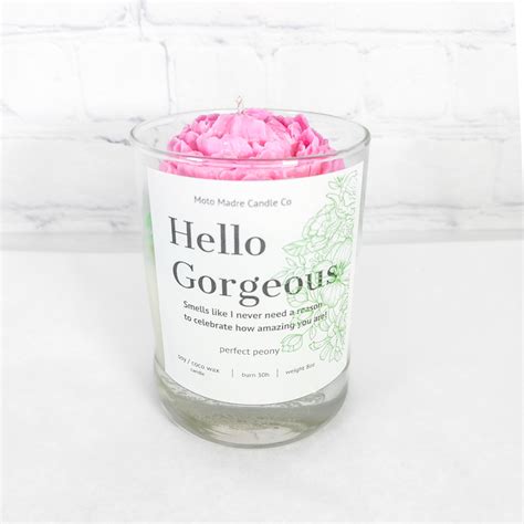 Hello Gorgeous Candle By Moto Madre Co Kelly S Flower Shop