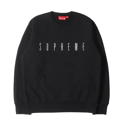楽天市場Supreme シュプリーム スウェット サイズ M FUCK YOUロゴ クルーネック スウェットシャツ Fuck You Crewneck ブラック 黒 トップス