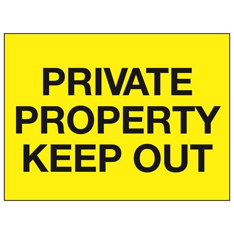 Printable Private Signs