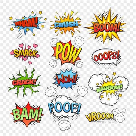 Comic bubbles set 477502 Vector Art at Vecteezy