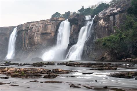 The Athirappilly Water Falls in India Stock Photo - Image of landscape ...