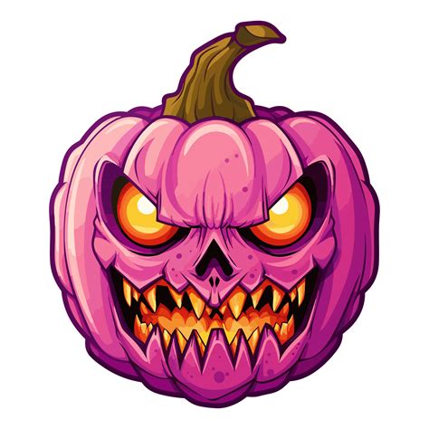 Halloween Pink Pumpkin Clipart, Monster Pink Pumpkin Jack O Lantern ...