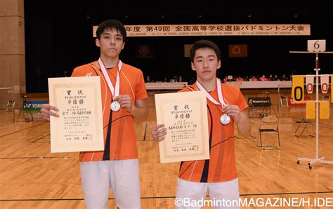 【高校選抜2021】男子複は1年生の大田＆佐々木、男子単は森口が栄冠をつかむ！〈男子個人〉 バドスピ Badminton Spirit