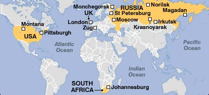 Norilsk World Map - Time Zones Map