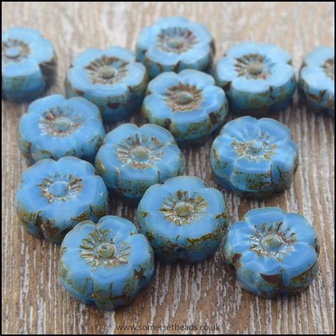 Czech Glass Flower Beads Uk Somerset Beads