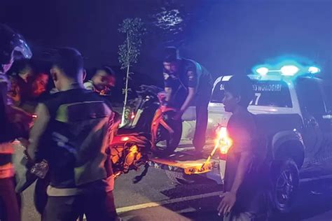 Tragis Tabrak Lari Di Jalan Raya Wonogiri Solo Tewaskan Satu Orang