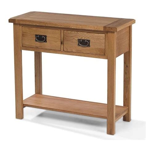 Paloma Oak Small Console Hall Table Available Now