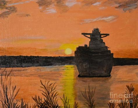 Mayport Painting By Dan Baggett Fine Art America