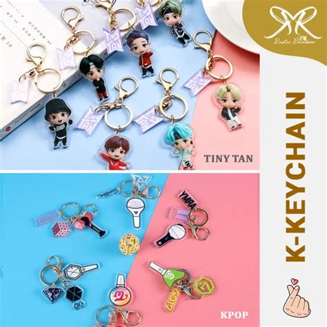 Bts Kpop Acrylic Keychain Tiny Tan Jgkook V Jimin Jin Suga Rm Jhope