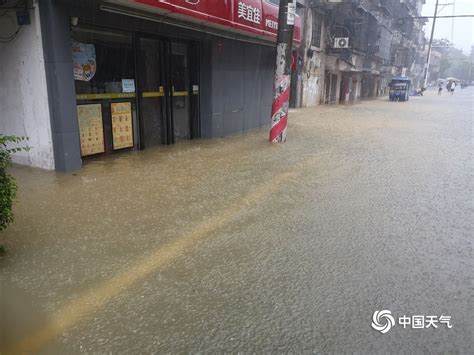 广东龙门遭遇大暴雨 房屋进水农作物被淹 天气图集 中国天气网