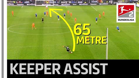 Goalkeeper Assist With Spectacular 65 Metre Pass For Goal Youtube