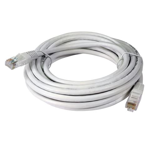 Network Cable Rj45 Uutp Cat 6 Cu Pvc 5m White Box 10 Units Televes